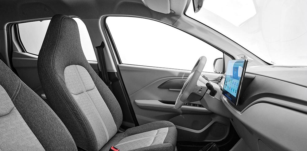 Vista desde el asiento del conductor